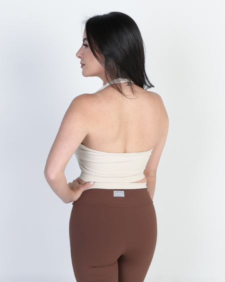 Conjunto Flare Movement - Nude / Brown