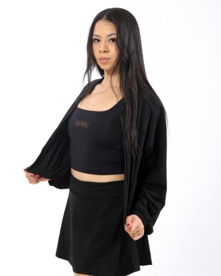 Conjunto Saia Black