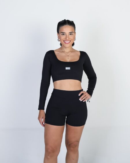 Conjunto Manga longa black